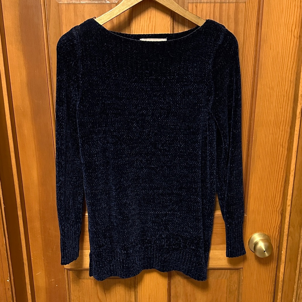 Women's LOFT Midnight Blue Long Sleeve Sweater